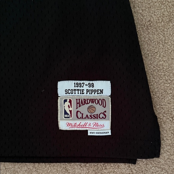 Brand New Mitchell & Ness Scottie Pippen Black Jersey - Picture 4 of 9